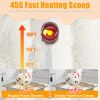 Heated Ice Cream Scoop Rechargeable Electric Ice Cream Scooper Ip66 Waterproof 45S Fast Heating To 158°F 5-Min Auto Shutoff For Hard Ice Cream Gelato