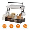 Utensil Caddy Metal Grill Caddy With Paper Towel Holders Utensil Holder	For Outdoor Picnic Barbecue Camping Grilling Tools Storage Organizer Barbecue