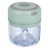 Mini Electric Garlic Chopper 8.45Oz Cordless Garlic Mincer Food Chopper Rechargeable Food Blender Chili Nut Onion Pepper Meat Ginger Baby Food