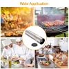 Electric Salt Pepper Grinder With Light Adjustable Coarseness Stainless Steel Salt Pepper Shaker Battery Operated Pepper Grinder Mill Easy Refill And