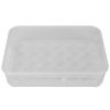 2Pcs Plastic Egg Holder Stackable Egg Storage Box Egg Rack For Refrigerator 24 Cavity Per Container
