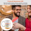 Homorous Prescription Coffee Mug 10Oz Caffeine Tea Ceramics Cup For Caffeine Lover
