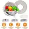 Multifunctional Mixing Bowl With Lid Set 3 Replaceable Graters Food Strainer And Colander Fruit Vegetable Washing Basket Stainless Steel