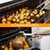 3Pcs Kitchen Tongs Stainless Steel Locking Food Tongs With Silicon Tips Bpa Free Non-Stick Bbq Cooking Grilling Locking Food Tongs High Heat Resistant