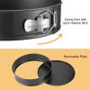 Non-Stick Springform Cake Pan Leakproof 9"10"11" Bakeware Pan W/ Removable Bottom 3Pcs/Set