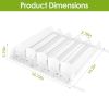 Drink Organizer For Fridge Spring Loaded Beverage Dispenser Width Adjustable Drink Holder With Automatic Pusher Glide 5 Rows Hold Up To 25 Cans Bottle