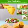 Manual Lemon Squeezer Fold Flat Design Effortless Hand Lemon Juicer Squeezer Manual Citrus Juicer With Sideways Pivot Increase Leverage Reduce Effort