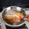 Stainless Steel Cookware Set Fast Even Heat Induction Pots Pans Set Dishwasher Safe With 2.7/3.7 Quart Stockpot 2 Quart Saucepan 9.17In Frying Pan