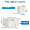 2Pack Airtight Fruit Storage Containers 4-Compartment Food Storage Containers Fruit Vegetable Organizers With 8 Removable Colanders For Fridge Picnic