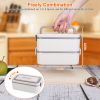 Bento Lunch Box 3 Stackable Food Container Leakproof Dishwasher Microwave Oven Safe Bento Box With Chopsticks Spoon For Adult Kids Work Picnic