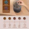 Electric Cordless Coffee Bean Grinder Rechargeable Battery 5 Levels Coarseness Ceramic Core Portable Coffee Grinder With Removable Cup For Espresso Co