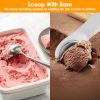 Heated Ice Cream Scoop Rechargeable Electric Ice Cream Scooper Ip66 Waterproof 45S Fast Heating To 158°F 5-Min Auto Shutoff For Hard Ice Cream Gelato