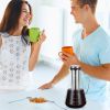 Cold Brew Coffee Maker Iced Tea Maker Pitcher Glass Coffee Pot Brewing Glass Carafe Tea Infuser Coffee Kettle With Removable Fine-Mesh Filter Dishwash
