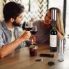 4 In 1 Electric Wine Opener Set Rechargeable Wine Aerator Foil Cutter Vacuum Wine Stopper Wine Gifts For Men Women