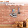12Pcs Measuring Cups Spoons Set Stainless Steel Kitchen Measurement Tool For Cooking Baking Dry Spices Liquid Ingredients Easy To Read Markings