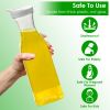 4 Pack 50Oz Water Carafes With Flip Top Lids Square Juice Containers For Fridge Plastic Clear Pitchers For Water Iced Tea Juice Lemonade Milk Cold Bre