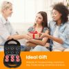 5 In 1 Electric Sandwich Maker Waffle Panini Press Grill Mini Donut Egg Roll With Removable Non-Stick Plates Cool Touch Handle For Breakfast Steak Toa