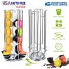 24 Cups Coffee Pod Holder Coffee Capsule Storage Rack 360° Rotatable Chrome Plating Carousel Coffee Pods Dispenser For Nespresso Lavazza Gaggia Capsul