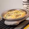 5Pcs Nonstick Bakeware Set Baking Tray Ovenware Sheet Kit W/ 6-Cup Muffin Pan Square Pan Loaf Pan Pizza Pan Live Bottom Round Cake Pan