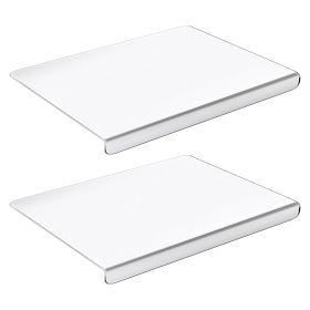 Clear Acrylic Kitchen Cutting Board With Counter Lip 17.71X15.74In Non-Slip Transparent Countertop Cutting Board Kitchen Countertop Protector For Dini