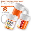 Homorous Prescription Coffee Mug 10Oz Caffeine Tea Ceramics Cup For Caffeine Lover
