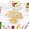 6Pcs Cooking Utensil Bamboo Wooden Spoons Spatula Kitchen Cooking Tools Nonstick Wooden Cookware Kitchen Gadgets