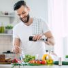 Electric Salt And Pepper Grinder Rechargeable Charging Base Automatic Salt Mill Led Indicator Adjustable Coarseness One Hand Easy Operation