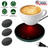 Desktop Electric Cup Warmer 8Hours Auto Off Overheating Protection Smart Timer Setting 2 Temperature Levels 104°F To 140°F Ceramic Heating Panel For O