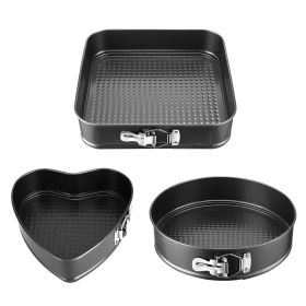 Non-Stick Springform Cake Pan Leakproof 9"10"11" Bakeware Pan W/ Removable Bottom 3Pcs/Set