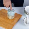 Mini Electric Garlic Chopper 8.45Oz Cordless Garlic Mincer Food Chopper Rechargeable Food Blender Chili Nut Onion Pepper Meat Ginger Baby Food
