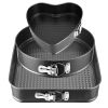 Non-Stick Springform Cake Pan Leakproof 9"10"11" Bakeware Pan W/ Removable Bottom 3Pcs/Set
