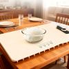 Food Warming Mat 23.6X15.8In 300W Fast Heating Electric Silicone Food Warmer With 14 Temp Levels 10Hrs Timer Settings Roll-Up Portable Hot Plates Heat