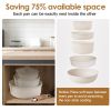 9Pcs Nonstick Cookware Set Kitchen Pots And Pans Set With Detachable Handles Tempered Glass Lids Dishwasher Oven Safe Aluminum Alloy Kitchen Cookware