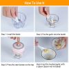 Mini Electric Garlic Chopper 8.45Oz Cordless Garlic Mincer Food Chopper Rechargeable Food Blender Chili Nut Onion Pepper Meat Ginger Baby Food