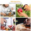 2Pcs Kitchen Scissors Stainless Steel Non Slip Sharp Shears Multi Purposes Walnut Cracker Bottle Opener Food Scissors For Chicken Poultry Scissors Mea