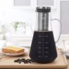 Cold Brew Coffee Maker Iced Tea Maker Pitcher Glass Coffee Pot Brewing Glass Carafe Tea Infuser Coffee Kettle With Removable Fine-Mesh Filter Dishwash