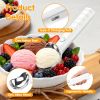Heated Ice Cream Scoop Rechargeable Electric Ice Cream Scooper Ip66 Waterproof 45S Fast Heating To 158°F 5-Min Auto Shutoff For Hard Ice Cream Gelato