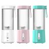 450Ml/15.2Oz Portable Fruit Blender With 6 Blades Rechargeable Juice Cup For Shakes Smoothies Juice Personal Mini Fruit Mixer For Outdoor Gym Office