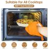 9Pcs Nonstick Cookware Set Kitchen Pots And Pans Set With Detachable Handles Tempered Glass Lids Dishwasher Oven Safe Aluminum Alloy Kitchen Cookware