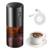 Electric Cordless Coffee Bean Grinder Rechargeable Battery 5 Levels Coarseness Ceramic Core Portable Coffee Grinder With Removable Cup For Espresso Co