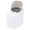 Electric Countertop Ice Maker With Ice Scoop Basket Self-Cleaning Max 33Lbs/24Hrs Ice Making Machine Bullet Ice Machine For Home Kitchen Office Party