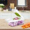 12 In 1 Vegetable Chopper With Container Kitchen Food Slicer Dicer Grater Peeler Egg Separator Hand Protector For Onion Salad Potato