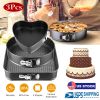 Non-Stick Springform Cake Pan Leakproof 9"10"11" Bakeware Pan W/ Removable Bottom 3Pcs/Set