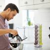 24 Cups Coffee Pod Holder Coffee Capsule Storage Rack 360° Rotatable Chrome Plating Carousel Coffee Pods Dispenser For Nespresso Lavazza Gaggia Capsul