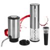4 In 1 Electric Wine Opener Set Rechargeable Wine Aerator Foil Cutter Vacuum Wine Stopper Wine Gifts For Men Women