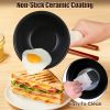Electric Hot Pot With Steamer 1.8L Mini Portable Hot Pot With 300W 600W Dual Power For Egg Fried Rice Ramen Oatmeal Soup Overheat Protection For Colle