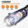 1000W 5 In 1 Immersion Hand Blender Stainless Steel Hand Mixer With 12 Speeds Turbo Mode Food Processor With 20Oz Beaker 17Oz Chopper Whisk Milk Froth