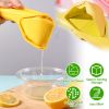 Manual Lemon Squeezer Fold Flat Design Effortless Hand Lemon Juicer Squeezer Manual Citrus Juicer With Sideways Pivot Increase Leverage Reduce Effort