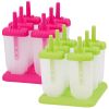 6Pcs Popsicle Molds Reusable Ice Cream Diy Ice Pop Maker Ice Bar Maker Plastic Popsicle Mold For Homemade Iced Snacks