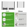 Extra Large Stretchable Roll Up Dish Drying Rack With 2 Removable Utensil Baskets Foldable Over Sink Stainless Steel Dish Drying Rack 12.59In To 23.22